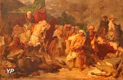 Razzia dans le Djebel Nador (Gustave Guillaumet, collection privée)