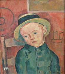 Jeune garçon au chapeau ou Le fils du marin (Émile Bernard, 1889)