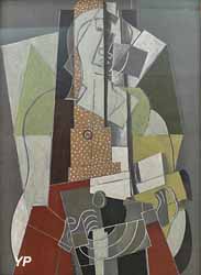 La Joueuse de mandoline (Georges Braque, 1917)