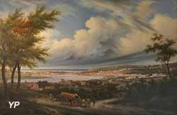 Vue de Boulogne prise d'Ostrohove en 1831 (Philippe Auguste)