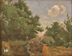 Paysage, forêt de Fontainebleau (Camille Corot)