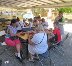Atelier familial donné en 2018 au Couvent de Treigny