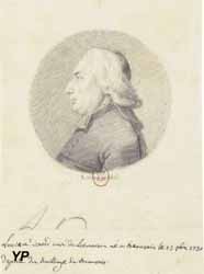 Portrait Lucien David (dessin de Charles Toussaint Labadye, vers 1790)
