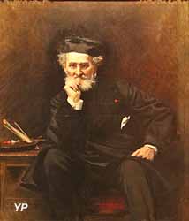 Portrait de Léon Cogniet, peintre (Léon Bonnat, 1880)