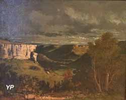 La Vallée de la Loue par temps d'orage (Gustave Courbet, 1877)