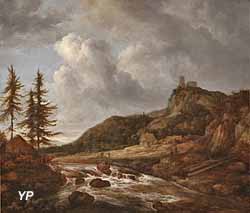 Paysage montagneux avec torrent (Jacob van Ruisdael)