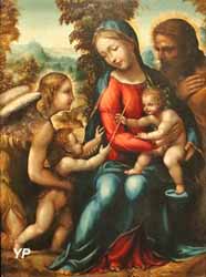 La Sainte Famille avec saint Jean-Baptiste et un ange (Giovan Antonio Bazzi, dit Le Sodoma) 