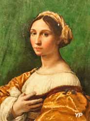 Portrait de jeune femme (Raffaello Santi, dit Raphaël et Giulio Pippi, dit Giulio Romano)