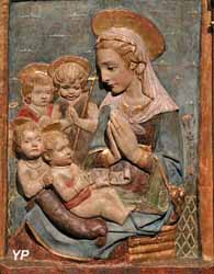La Vierge adorant l'Enfant avec saint Jean-Baptiste et deux anges (d'après Antonio Rossellino)