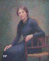 Jeune femme assise (Hippolyte Petitjean, 1892)