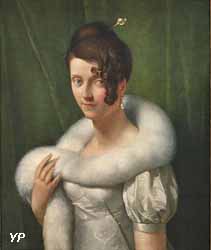 Portrait de jeune femme au boa (François Gérard)