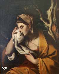 Femme essuyant ses larmes (anonyme)