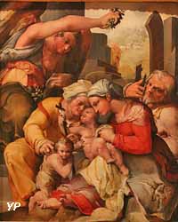 Sainte Famille avec saint Jean-Baptiste et sainte Elisabeth (Nosadella)