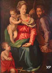 Sainte Famille avec le petit saint Jean-Baptiste (Jacopino del Conte)