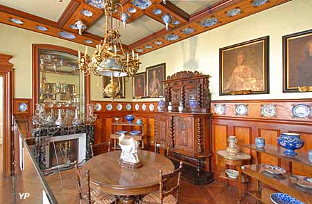 Musée Bartholdi - appartement de Bartholdi (reconstitution) : la salle à manger