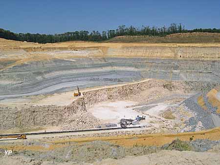 Carrière de gypse Placoplatre