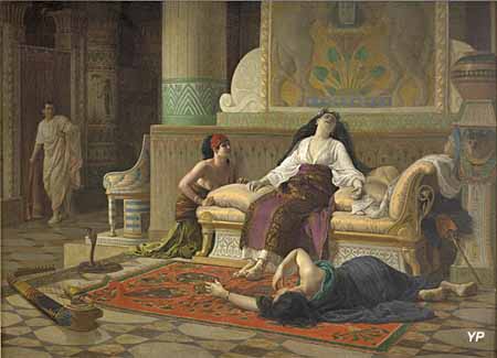 La mort de Cléopâtre, reine d'Egypte, Musée des Beaux-arts de Rennes (Louis-Marie Baader)