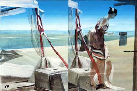 Sans titre, huile sur toile (Marc Desgrandchamps, 2011)