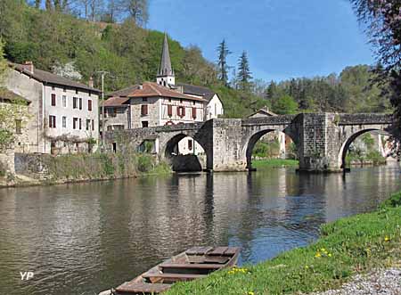 Chapelle Saint-Martial et pont de Noblat