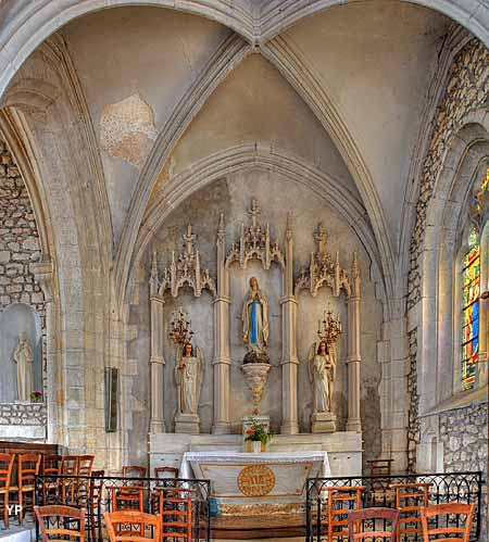 Église Saint-Loup et jardin du prieuré
