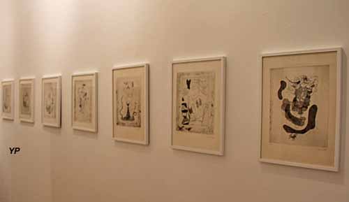 Exposition Georges Braque à la Malmaison - Théogonie d'Esiode, eaux fortes (George Braque, 1932-1939)