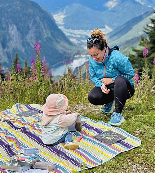 Les P'tiots &agrave; la montagne