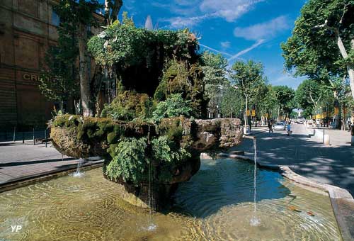 Fontaine moussue