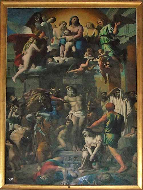 Le martyre de saint Polycarpe (Léon Chenavard)