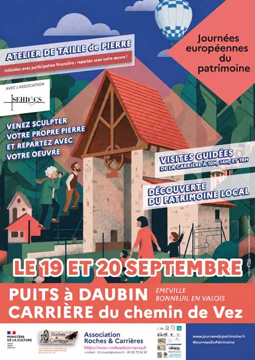 Le puits &agrave; Daubin et sa carri&egrave;re souterraine