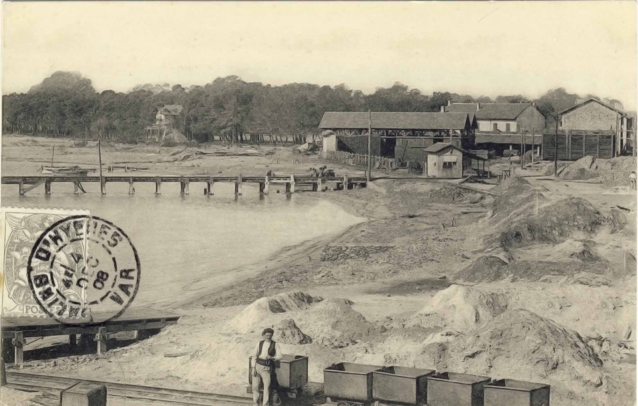 Mine de l'Argentière lors de son activité