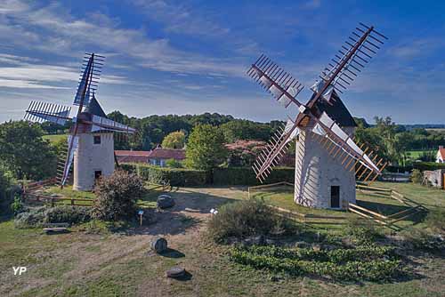 Moulins à vent jumeaux du Terrier Marteau
