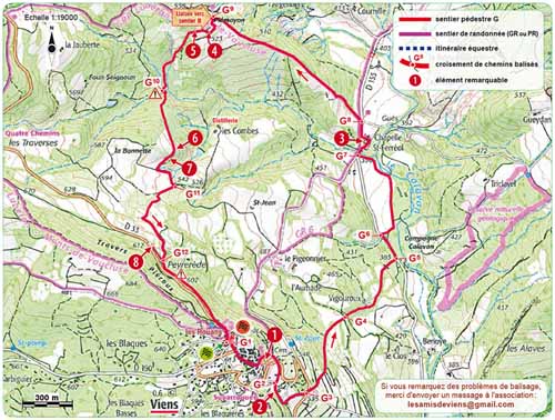 Sentiers de Viens