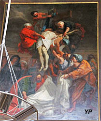 Eglise Saint-Etienne - Descente de croix (XVIIIe s.)