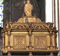 Pontoise, la cathédrale Saint-Macloud - reliques de saint Mellon