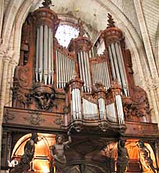 Cathédrale Saint Maurice - buffet d'orgues (1742-1748)