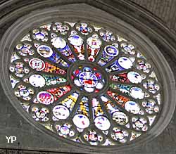 Cathédrale Saint Maurice, rosace Nord (André Robin, XVe s.)
