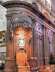 Cathédrale Saint Maurice - boiseries (1779-1787)