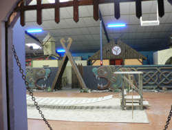 Enigmaparc,  vue sur le Kelt Keriadenn celte