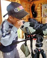 En animation de groupe ou en lors des 1er et 3ème dimanches après-midi de chaque mois, vous pourrez observer les oiseaux de l'étang grâce à des longues vues : un moment fort pour être au plus près des oiseaux sans les déranger
