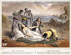 mort de Virginie par Turgis