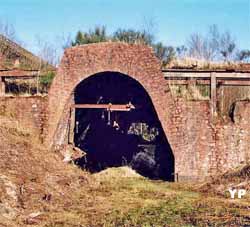 Fours de calcination de La Bocagerie, tunnel de chargement