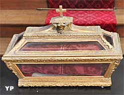 Reliquaire (bois doré, XIXe s.)