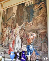 Salon d'angle - le Printemps, tapisserie des Gobelins (fin XVIIIe s.)