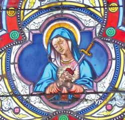 Vitrail Notre-Dame du Sacré-Coeur