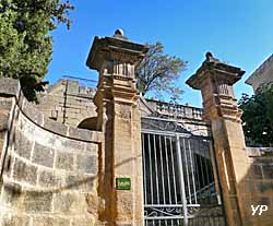 Escalier monumental des jardins du château