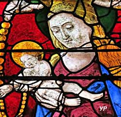 Vierge à l'enfant (détail)