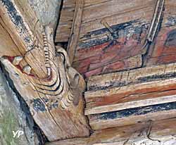 Voûte en lambris peints