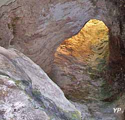 Château de la Roche Courbon - grottes