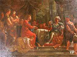 Le repas chez Simon, copie de Franz-Anton Krauze, 1736, d'après Jean-Baptiste Jouvenet