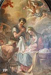 L'Adoration des bergers (Jean-Etienne de Lavallée Poussin, fin XVIIIe s.)